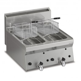 Gas Fritteuse 2 x 8 lt. Tischgerät - KBS