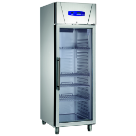 Edelstahlglastürkühlschrank KU720 G - KBS