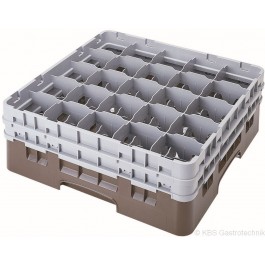 Gläserkorb mit 25 Fächern, 500x500mm, Glas max. Ø 87mm / H 133mm - KBS