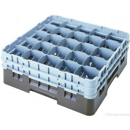 Gläserkorb mit 25 Fächern, 500x500mm, Glas max. Ø 87mm / H 257mm - KBS