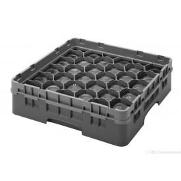 Gläserkorb mit 30 Fächern, 500x500mm, Glas max. Ø 79,4mm / H 257mm - KBS