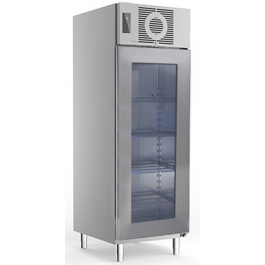 Edelstahl Glastürtiefkühlschrank TKU 725 G - KBS