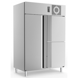 Edelstahl Tiefkühlschrank TKU1425 3türig - KBS
