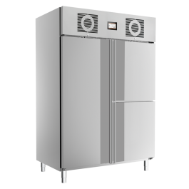 Edelstahl Tiefkühlschrank TKU 1426 3türig - KBS
