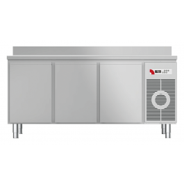 Kühltisch mit Arbeitsplatte aufgekantet KTF 3220 M - KBS