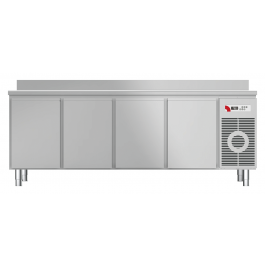 Kühltisch mit Arbeitsplatte aufgekantet KTF 4220 O Zentralkühlung - KBS