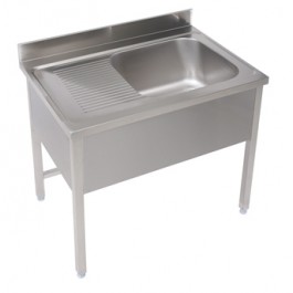 Spülbecken mit Ablage rechts - M-Gastro Concept
