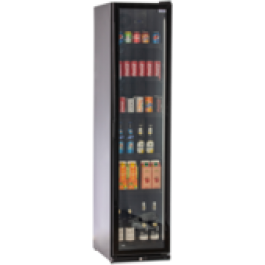 Glastür-Kühlschrank in Slimline Ausführung  für Nischen mit 410 mm bzw. 450 mm , 327 G Slim - KBS