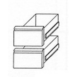 Schubladensatz 1/2 +1/2 Kühltischschubladensatz - KBS
