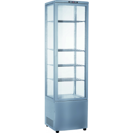 Panoramavitrine RT-280 G LED (silber) - KBS