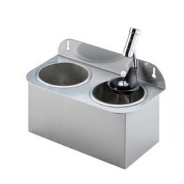 i.ScoopShower Silver WATERSTOPPortioniererdusche Unlimited Silver WATERSTOP Rund