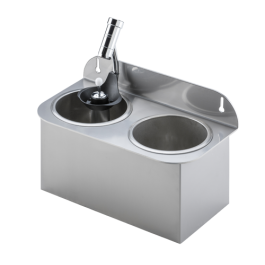 Portioniererdusche Unlimited Silver WATERSTOP Rund - Lölsberg