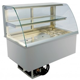Einbaukühlvitrine EPV 112-5 Front geschlossen - NordCap