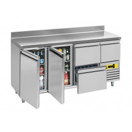 Snack-/Rückbuffetkühltisch SRB 1470 INOX - NordCap