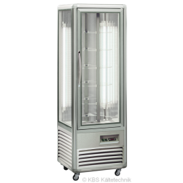 Panoramavitrine Snelle 350 R LED (silber) - KBS