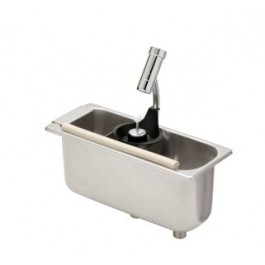 Portioniererdusche Comfort Silver WATERSTOP