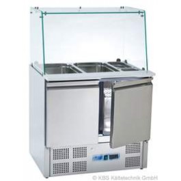Saladette KBS 908 mit geradem Glasaufbau - KBS