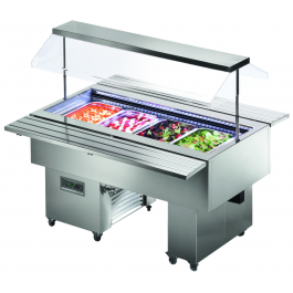 Salatbar Isola 6M VT Inox - KBS