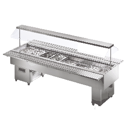 Salatbar Isola 8M VT Inox - KBS