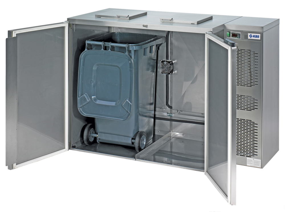 Nassmüllkühler für 2 Tonnen NMK 480 ZK Zentralkühlung - KBS