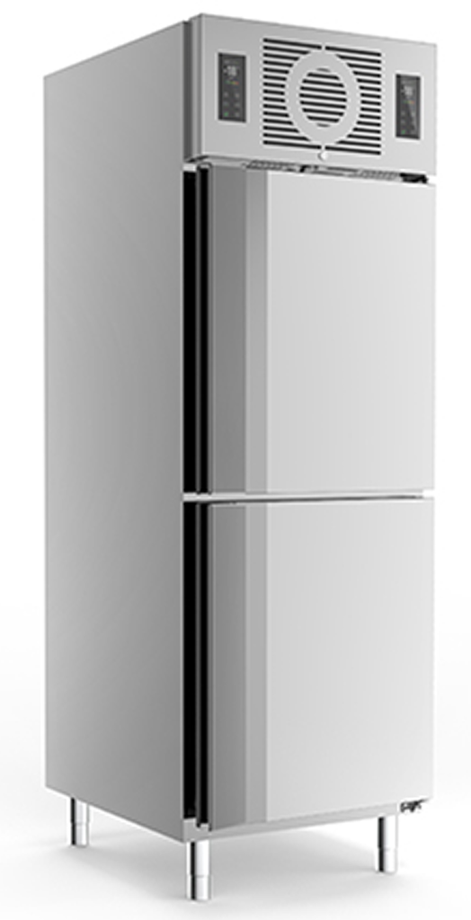 Edelstahl Kühl-Gefrierkombination KU 725 2T K-TK TW - KBS
