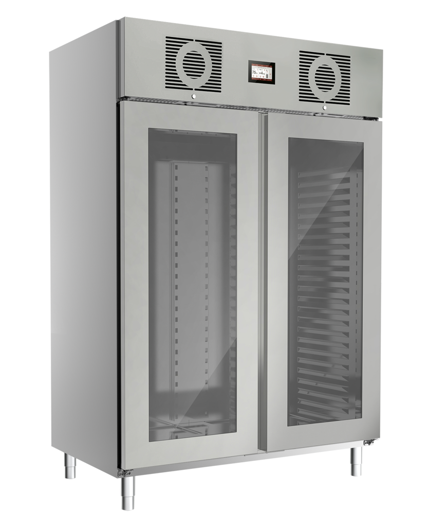 Edelstahl Glastürkühlschrank KU 1426 G - KBS
