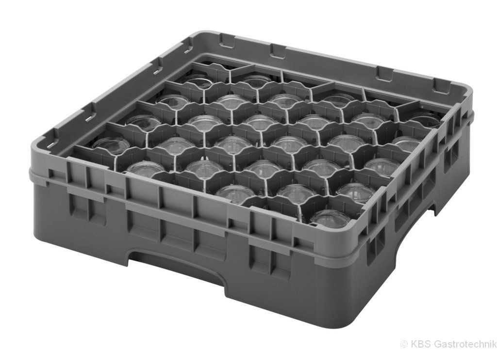 Gläserkorb mit 30 Fächern, 500x500mm, Glas max. Ø 79,4mm / H 92mm - KBS