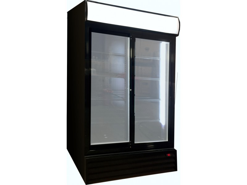 Glasschiebetüren-Kühlschrank SD 1001 GLSS - Esta