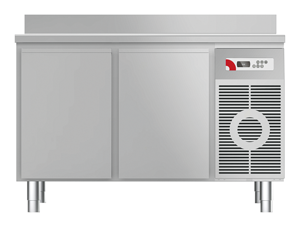 Kühltisch mit Arbeitsplatte aufgekantet KTF 2220 M - KBS
