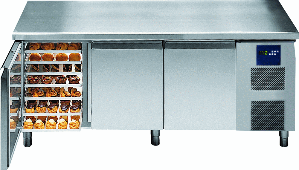 BKTF 3020 M Bäckereikühltisch Arbeitsplatte und Aufkantung - KBS