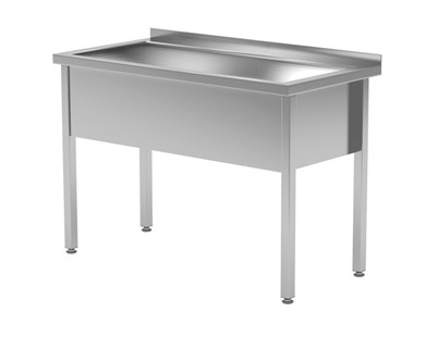 Spültisch 700 mit einem Becken ohne Bodenregal - M-Gastro Concept