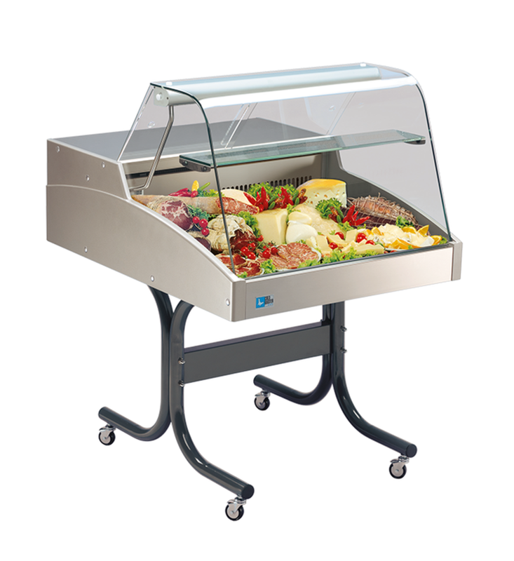 Mehrzweckvitrine Super 2000 mit geradem Glasaufbau - KBS