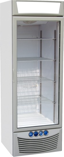 Kühlschrank mit Glastür und Leuchtaufsatz – Eis 42 - Iarp