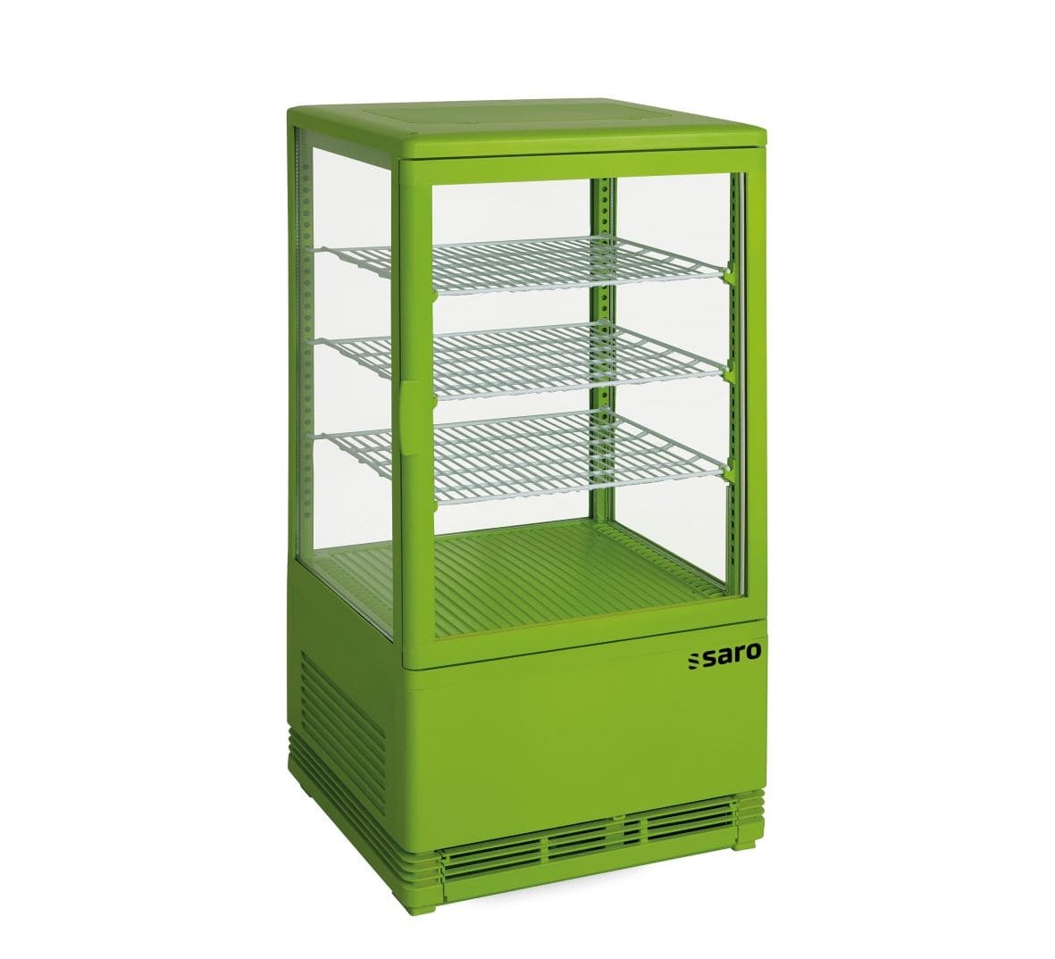 Mini-Umluftkühlvitrine, 68 L, Modell SC 70 grün - Saro