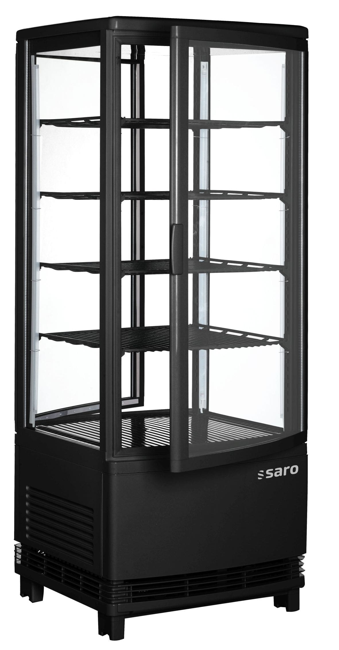 Kühlvitrine, Doppeltür, 98 L, SC 100 DT schwarz - Saro