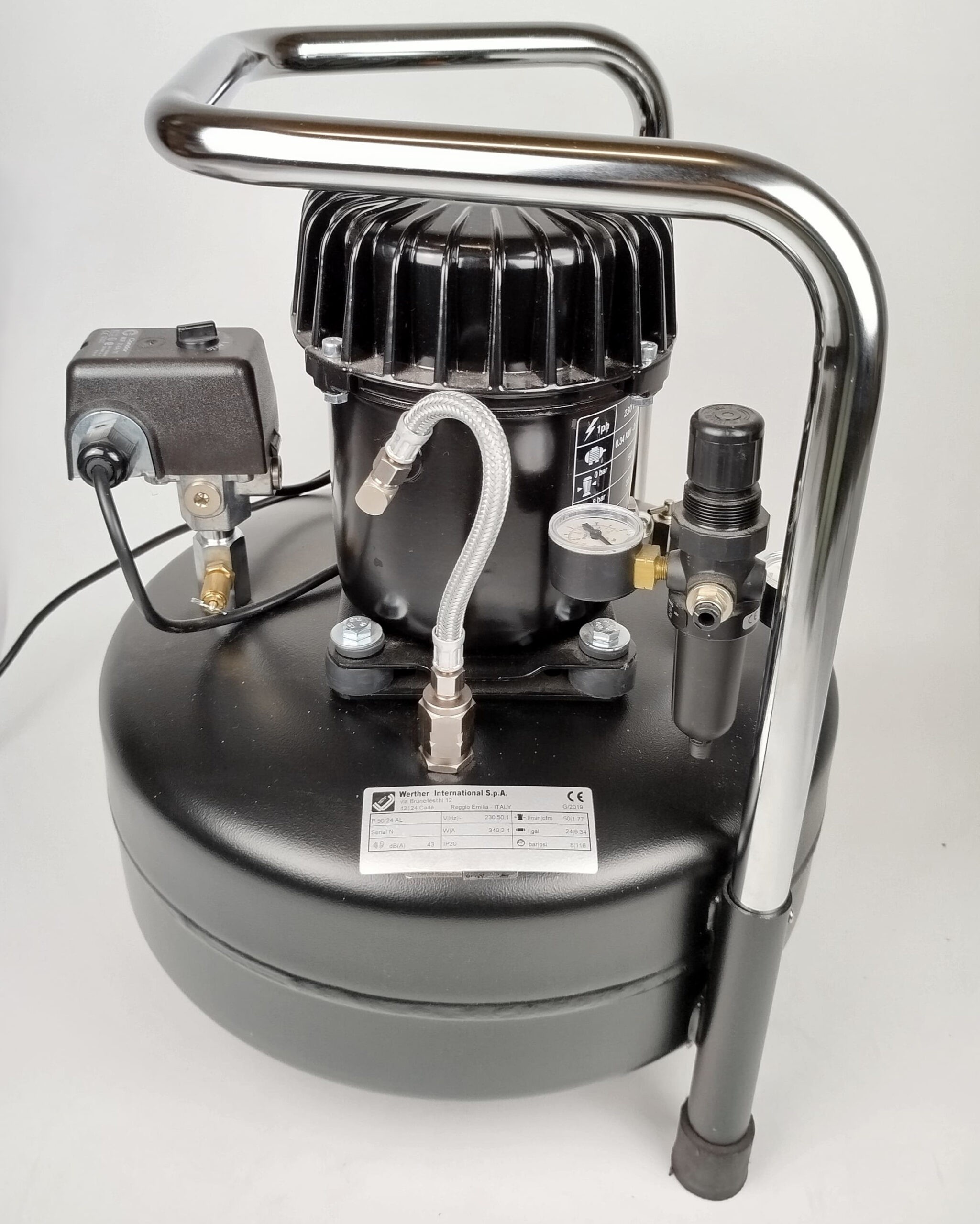 Kompressor Black Panther P 50/24 - für Spagetti Eispressen - Geppetto-Eis