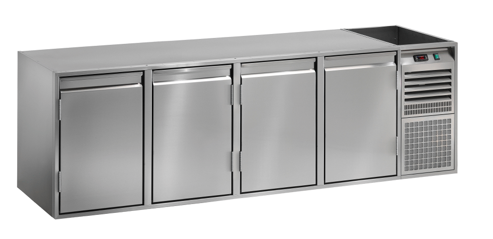 Kühltisch mit Edelstahlverdampfer KTE 4 M - KBS