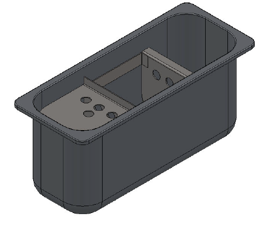 Anbauportionierspüle für Eistheken - KBS
