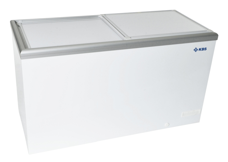 Kühltruhe AL40 umschaltbar auf Tiefkühltruhe mit Schiebedeckeln - KBS