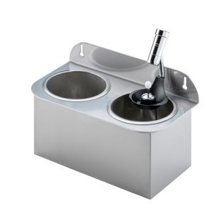 i.ScoopShower Silver WATERSTOPPortioniererdusche Unlimited Silver WATERSTOP Rund