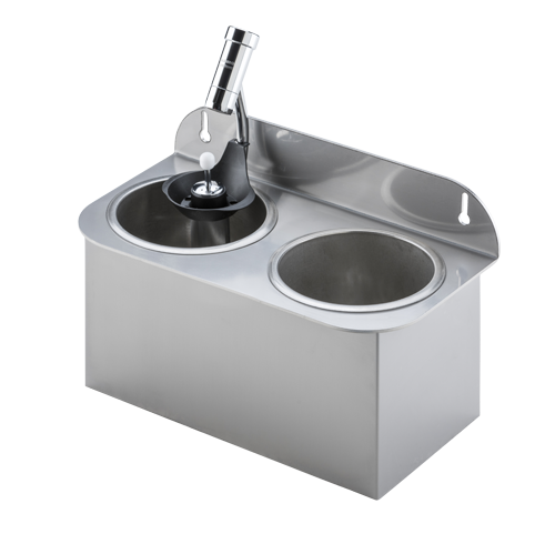 Portioniererdusche Unlimited Silver WATERSTOP Rund - Lölsberg