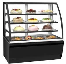 Backwarenvitrine AIDA SO 120 schwarz - Viessman