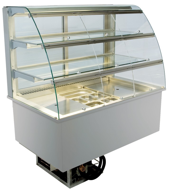 Einbaukühlvitrine EPV 80-7-KL 6 SB-Klappen - NordCap