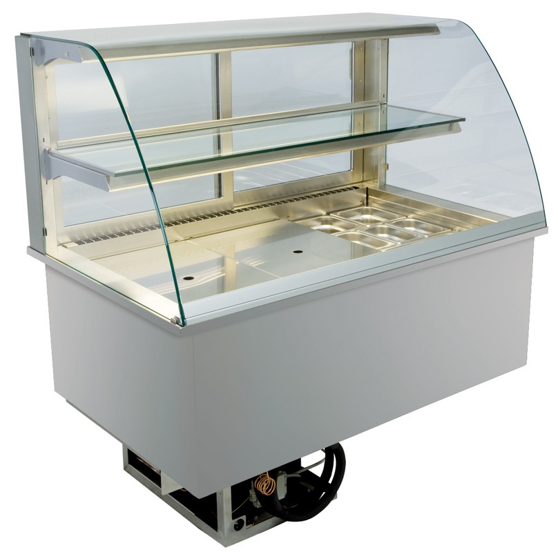 Einbaukühlvitrine EPV 145-5 Front geschlossen - NordCap