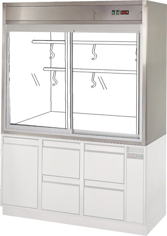 Fleischkühlvitrine FKV-F-150 (Aufbau) - NordCap