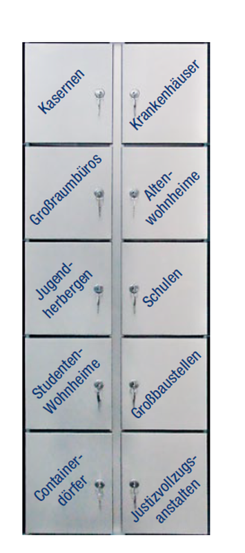 Gemeinschaftskühlschrank 12 Fächer HZS 51-12 - KBS