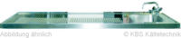 Schanktischabdeckung ,Wulstrand, 1 Becken rechts 2100 x 750 mm - KBS