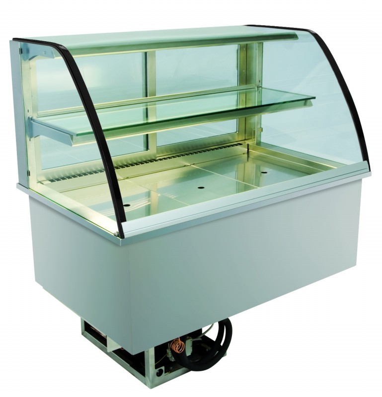 Einbaukühlvitrine GLR 80-5 mit Isolierglas - NordCap