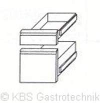 Schubladensatz 1/3 +2/3Kühltischschubladensatz - KBS