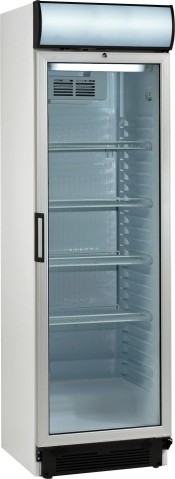 Kühlschrank mit Glastür und Leuchtaufsatz - L 298 GL - Esta